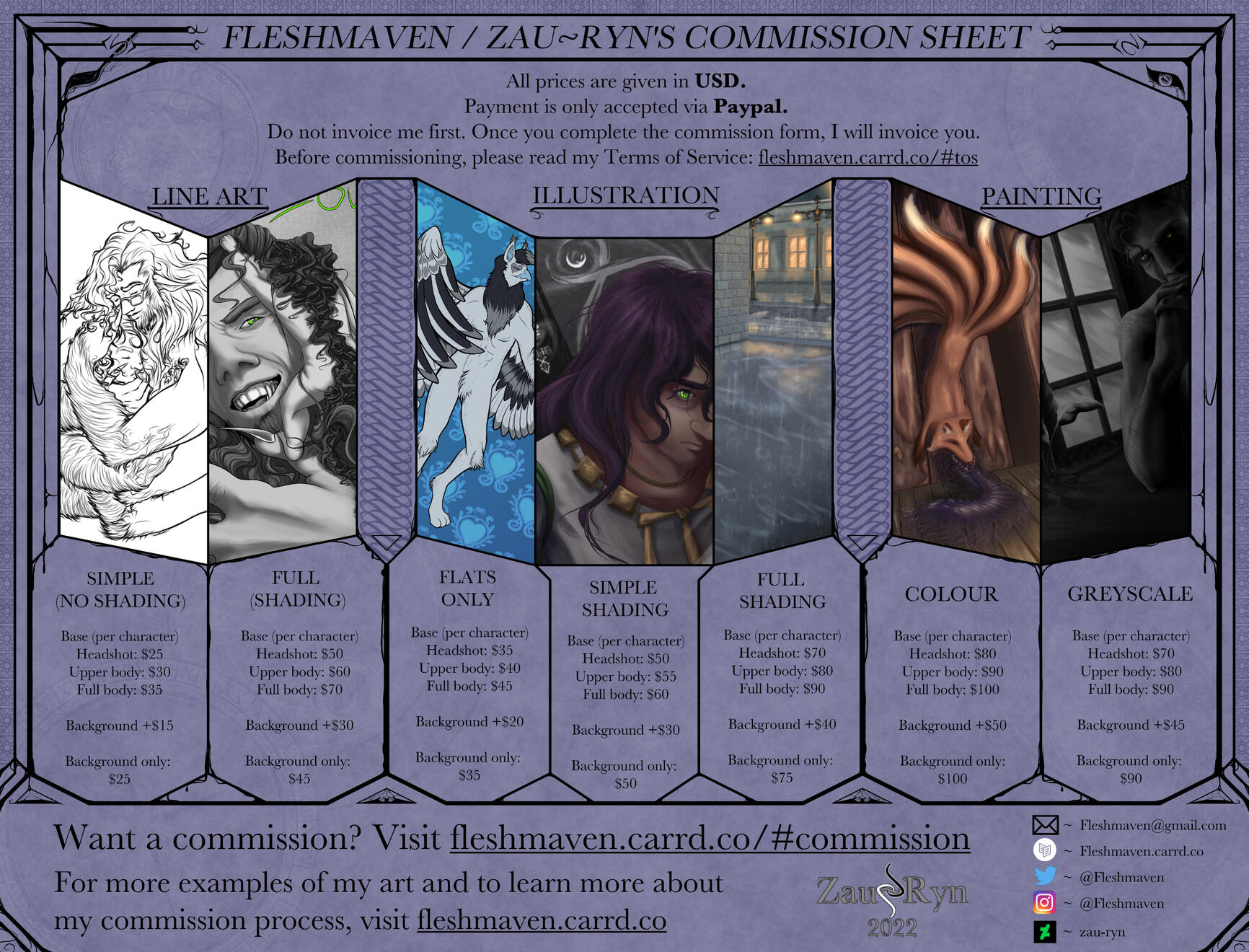 Commission Sheet (2022)